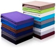 Hometex Premium Textiles Topper Spannbettlaken Spannbetttuch 140-160 x 200 cm,