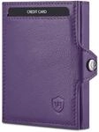 VON HEESEN Slim Wallet mit XL M&uuml;nzfach & RFID-Schutz - Mini Geldb&ouml;rse Herren &