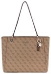 GUESS Noelle Ii Tote, Latte-Logo, Braun, Einheitsgr&ouml;&szlig;e