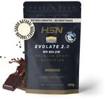 HSN Evolate 2.0 ohne S&uuml;&szlig;stoffe, Schokolade, 500 g | CFM Whey Protein Isolat Whey