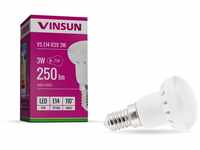 VINSUN® E14 R39 LED Lampe 3W 250lm (Ersetzt 25W) [LED Leuchtmittel warmweiß...
