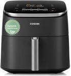 Cosori Turboblaze Airfryer mit Keramikbeschichtung, 9-in-1 Hei&szlig;luftfritteuse,