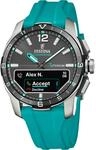 Festina Hybrid Smartwatch Herren - Kautschukarmband - Schritte, Musik,
