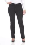 JK KjBrand Damen Stretch-Jeans Betty Blau Kurz-Gr&ouml;&szlig;e mit Komfort-Bund Plus...