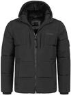 ALESSANDRO SALVARINI Herren Winterjacke (S-3XL) - 6 Taschen, gef&uuml;tterte Kapuze,