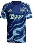 adidas Ajax Amsterdam Herren Ausw&auml;rtstrikot 2025-26 Navy Blue Aqua,