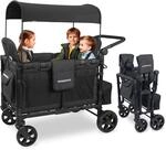 WonderFold W4 Elite Kinderwagen Wagon Volcanic Black