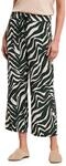 Street One Damen A379189 Gemusterte Wide Leg Hose