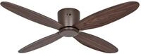 CasaFan ECO PLANO II 112 WiFi Deckenventilator, Leiser Ventilator mit...