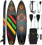 ALPIDEX SUP Board 320x76x15cm bis 200kg Aufblasbar Stand Up Paddling Set 