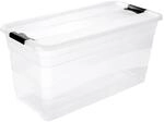 keeeper Aufbewahrungsbox mit Deckel und Schiebeverschluss, 79,5 x 39,5 x 40 cm,...