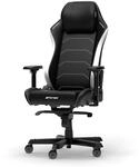 DXRacer Master XL Schwarz & Wei&szlig; EPU Leder das Orginal Gaming Stuhl, Premium