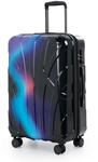 suitline - Mittegro&szlig;er Koffer, TSA, Neon Blue S24-8801G-N-BL