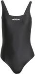 adidas Damen U-Back Swimsuit Swimwear, Black/White, 34