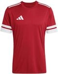 adidas Herren Squadra25 Jersey Short Sleeve Shirt, Team Power Red 2 / White, XS