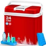 KESSER&reg; 24 Liter K&uuml;hlbox | K&Uuml;HLT und W&Auml;RMT | Thermo-Elektrische K&uuml;hlbox 12 Volt