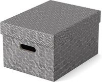 Esselte 3er Set mittelgro&szlig;e Aufbewahrungs- & Geschenkboxen mit Deckel, Schachteln