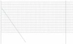 vidaXL Eurozaun 0,4 x 10 m PVC-beschichtetes Eisen Gr&uuml;n