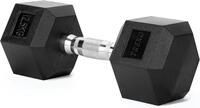 XTREXO Hexagon Hanteln 2,5 kg &ndash; 35 kg, Ergonomischer Verchromter Griff, Gummierte