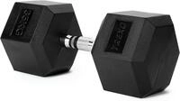 XTREXO Hexagon Hanteln 2,5 kg &ndash; 35 kg, Ergonomischer Verchromter Griff, Gummierte