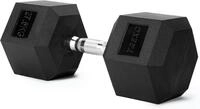 XTREXO Hexagon Hanteln 2,5 kg &ndash; 35 kg, Ergonomischer Verchromter Griff, Gummierte