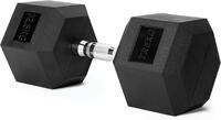 XTREXO Hexagon Hanteln 2,5 kg &ndash; 35 kg, Ergonomischer Verchromter Griff, Gummierte