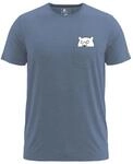 FORSBERG &Ouml;lbrorson T-Shirt Brusttasche mit prostendem Bier B&auml;r Funshirt Rundhals