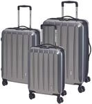 CHECK.IN Trolley-Set London 2.0, 3-TLG., Carbon/Silber