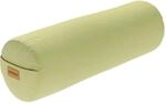 GORILLA SPORTS&reg; Yoga Bolster 65 x 20 cm, Bio Dinkelspelz-F&uuml;llung, Baumwolle 