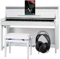 Classic Cantabile UP-1 Upright E-Piano - 88 gewichtete Tasten mit Graded Hammer