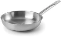 LACOR 51632 Pfanne mit Sandwich Boden 32 cm, silber | Aus lebensmittelechtem