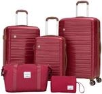 Travelhouse Ascona Gep&auml;ck-Set, 5-teilig, Koffer mit Rollen, Hardcase, 3er-Set,