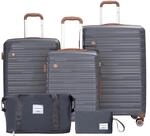Travelhouse Ascona Premium Gep&auml;ck-Set 5-teilig &ndash; Edles ABS Polycarbonat
