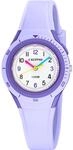 Calypso Analoge Kinderuhr aus Violettem Kautschuk - Quarzwerk - Kinderuhr -
