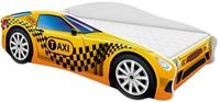 ACMA Autobett 140x70 cm mit Matratze und Lattenrost - Kinderbett Auto Modell 10 f&uuml;r