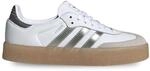 adidas Sambae W Damen-Sneakers, Wei&szlig;/Silber - JS3943, Wei&szlig; Silber, 37 1/3 EU