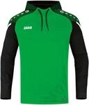 JAKO Herren Kapuzensweatshirt Performance, Soft Green/Schwarz, L