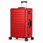 Travelhouse 100% Aluminium Premium Koffer Oslo | Gro&szlig;er Rollkoffer mit 102 l,