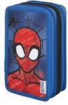 Scooli - Tripledecker Spider Man - Gef&uuml;lltes Sch&uuml;leretui mit hochwertigen Stiften &