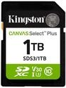 Kingston Canvas Select Plus SD Speicherkarte 1TB SDXC Gen3 150MB/s C10 UHS-I U3 V30 -