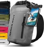 Nordlight Dry Bag wasserdichte Tasche mit Handyh&uuml;lle + Roll-Top, Schultergurt 