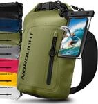 Nordlight Dry Bag wasserdichte Tasche mit Handyh&uuml;lle + Roll-Top, Schultergurt 
