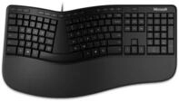 Microsoft Ergonomic Keyboard USB QWERTY Us International Black, W128280125 (Us