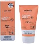 eco elio LSF 30 Sonnencreme 75ml Sommer Vibes Wasserfest ohne Octocrylene und