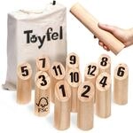 Toyfel Indoor & Outdoor Wurfspiel aus Finnland Schweden Schach FSC&reg; Holz 