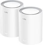 Cudy BE3600 Gigabit WLAN 7 Mesh-System Heim, 200 m&sup2;, M3600 2-Pack | 2882 + 688