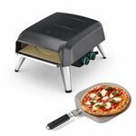 Jamie Oliver by Tefal Pizzaofen mit drehbarem Pizzastein, Pizzaofen f&uuml;r Zuhause,