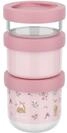 Mepal - Snackbox stapelbar 3-teilig Mio Little Dutch - Fairy Garden | Stapeln nach