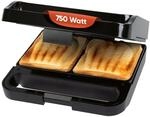 ProfiCook&reg; Sandwichmaker | muschelf&ouml;rmige Sandwiches mit extra viel F&uuml;llung 