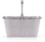 reisenthel carrybag cord grey &ndash; Stabiler Einkaufskorb mit viel Stauraum und